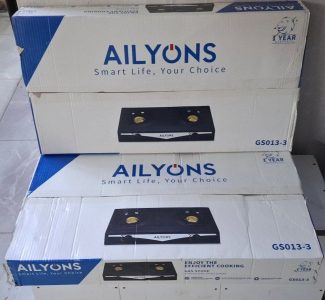 AILYONS 2 Burner Table Top stainless steel gas stove cooker