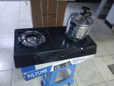 Ailyons 2 Burner stainless Stove GS014 @ 1,600🔥