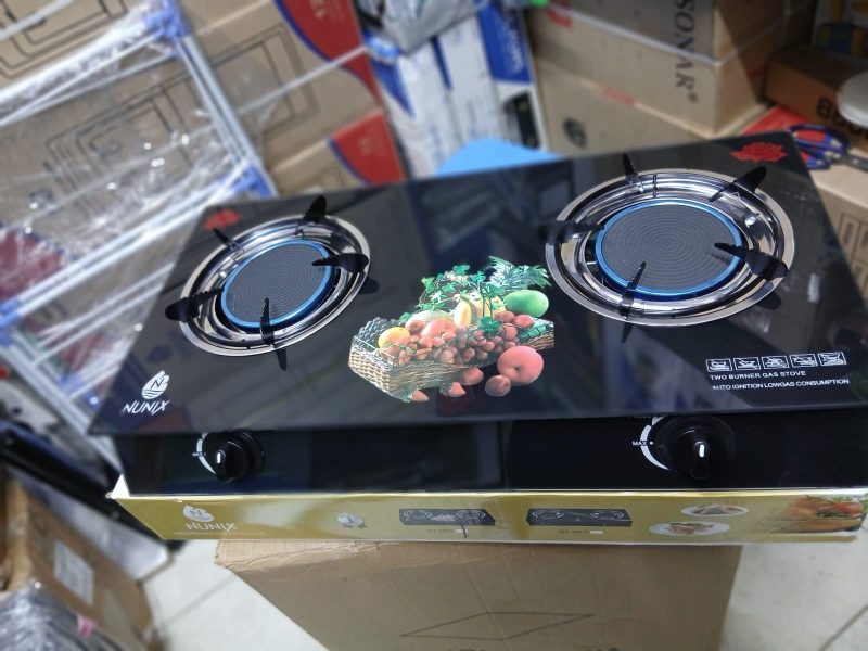 Nunix 2 Burner Glass Infrared Stove GI-004