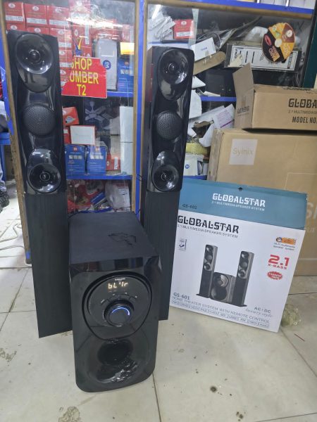 Globalstar GS-601 2.1ch tall boy multimedia speaker system